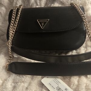 GUESS Black Chain Strap Women's Bag
